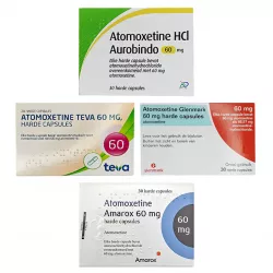 Атомоксетин 60 мг Европа :: Аналог Когниттера :: Aurobindo/ Amarox / Glenmark / Teva капс. №28 фото
