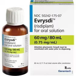 Рисдиплам Эврисди :: Risdiplam Evrysdi порошок для приг. р-ра для ор. прим. 60мг/80мл 0,75мг/мл фото