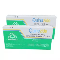 Аккузид 20+12,5мг таб. (в Европе название Acequide\\Quinazide) №28 фото