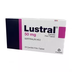 Золофт импортный Pfizer (под названием Lustral) 50мг таб. №28 фото