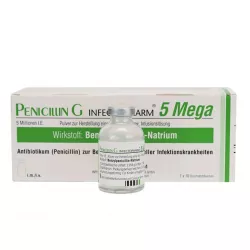 Пенициллин Джи (Инфектоциллин, Экстенциллин) 5 млн МЕ №1 фото